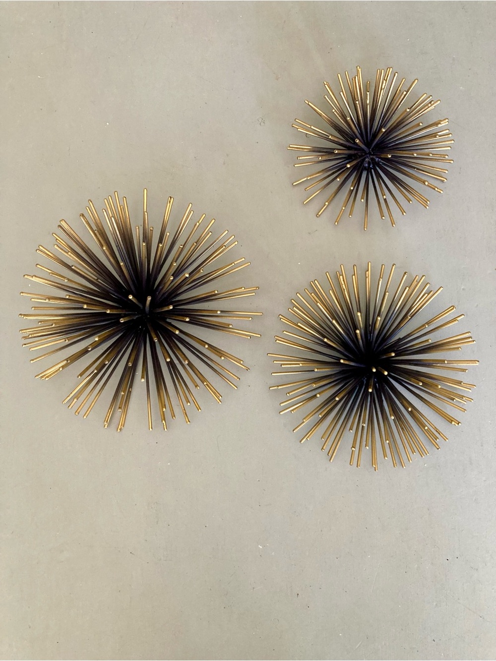 Metal Sea Urchin Wall Decor